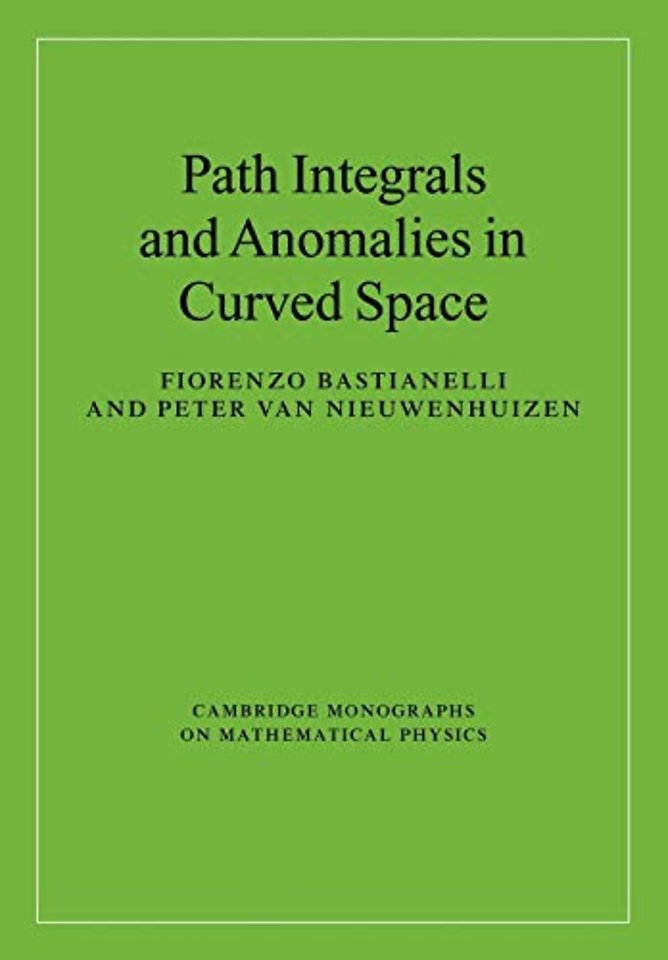 Path Integrals and Anomalies in Curved Space