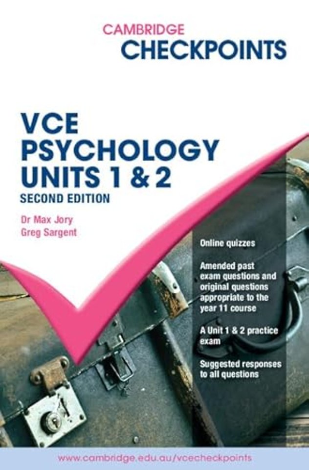 Cambridge Checkpoints VCE Psychology Units 1 and 2