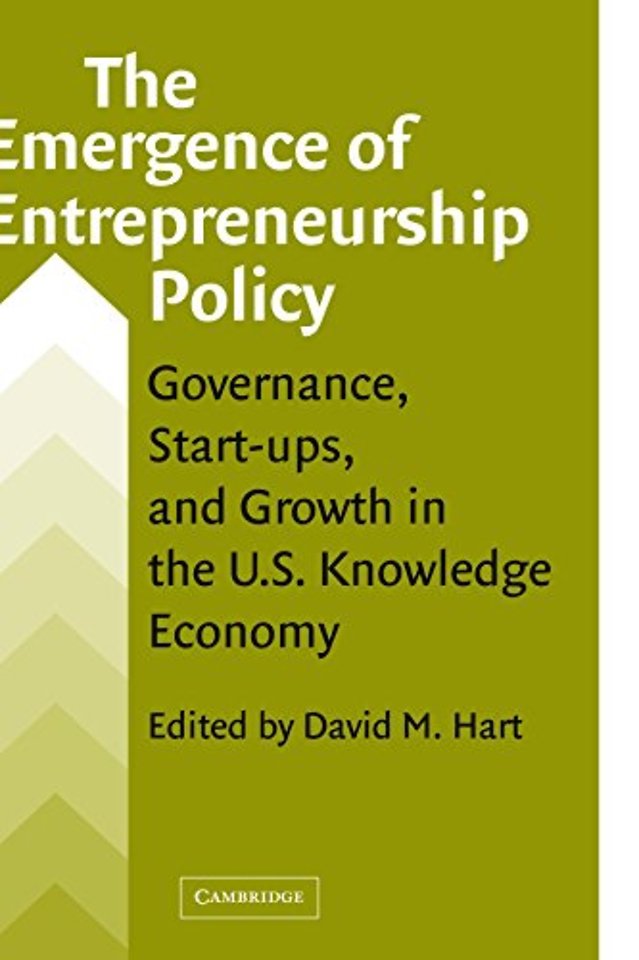 The Emergence of Entrepreneurship Policy