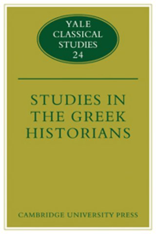 Studies in the Greek Historians