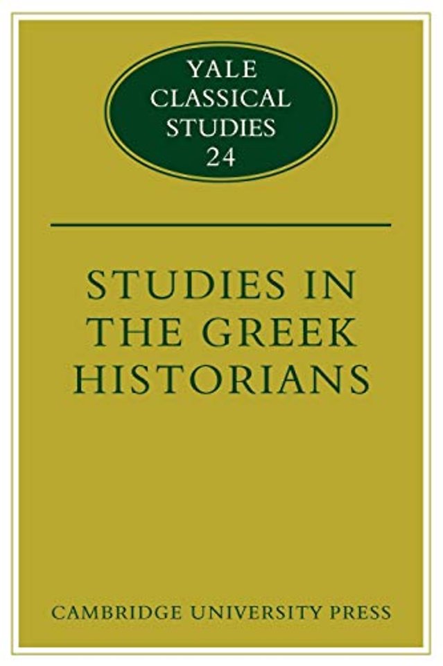 Studies in the Greek Historians