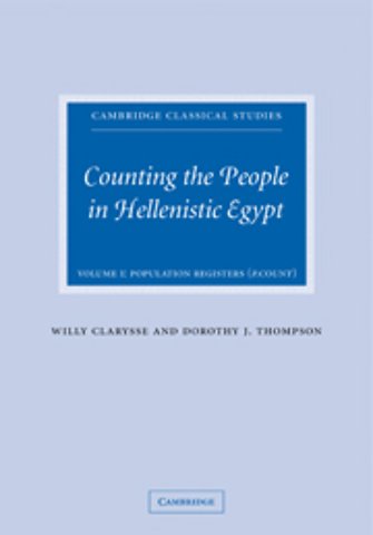 Counting the People in Hellenistic Egypt