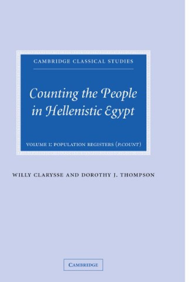 Counting the People in Hellenistic Egypt