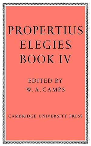 Propertius: Elegies Book 4