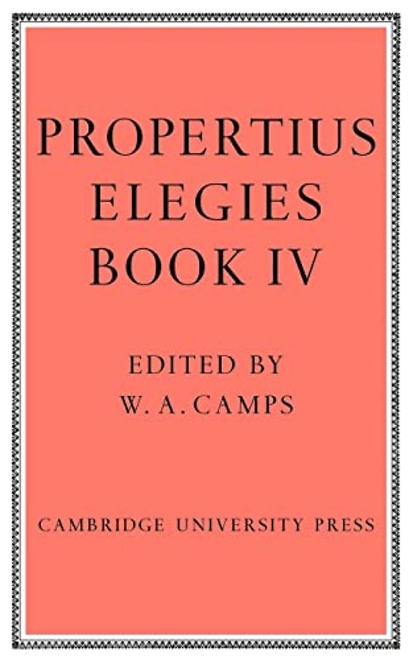 Propertius: Elegies Book 4