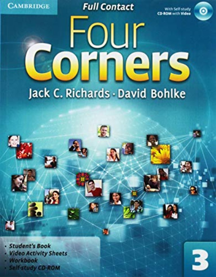 Four Corners Level 3 Full Contact with Self-study CD-ROM