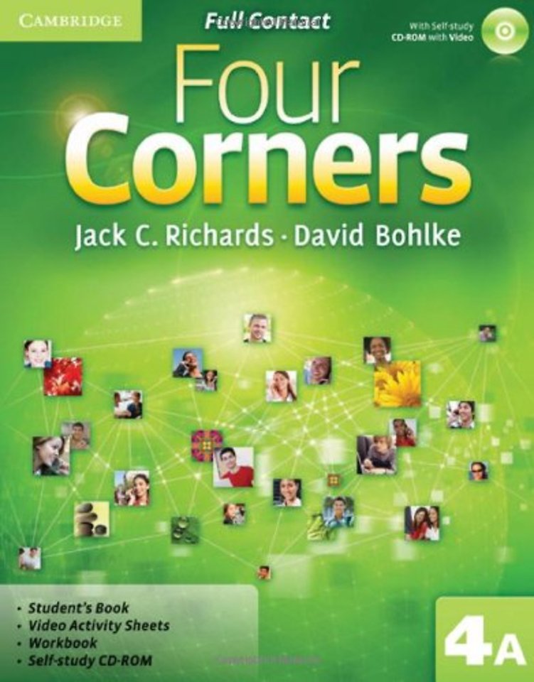 Four Corners Level 4 Full Contact A with Self-study CD-ROM