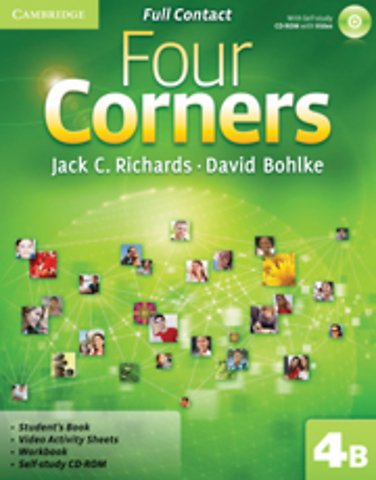Four Corners Level 4 Full Contact B with Self-study CD-ROM