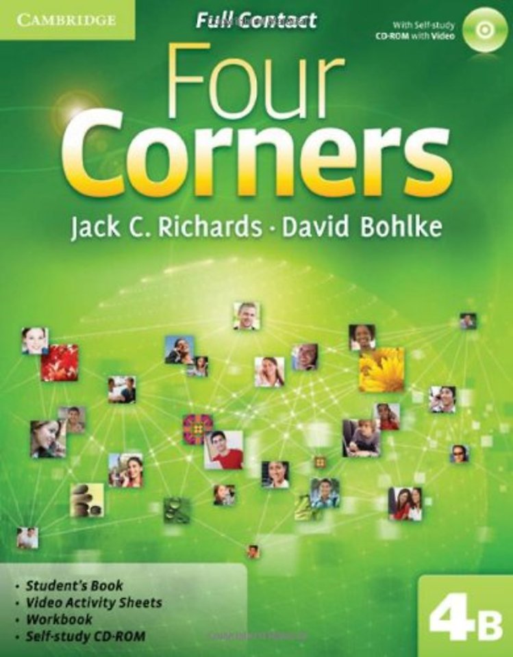 Four Corners Level 4 Full Contact B with Self-study CD-ROM
