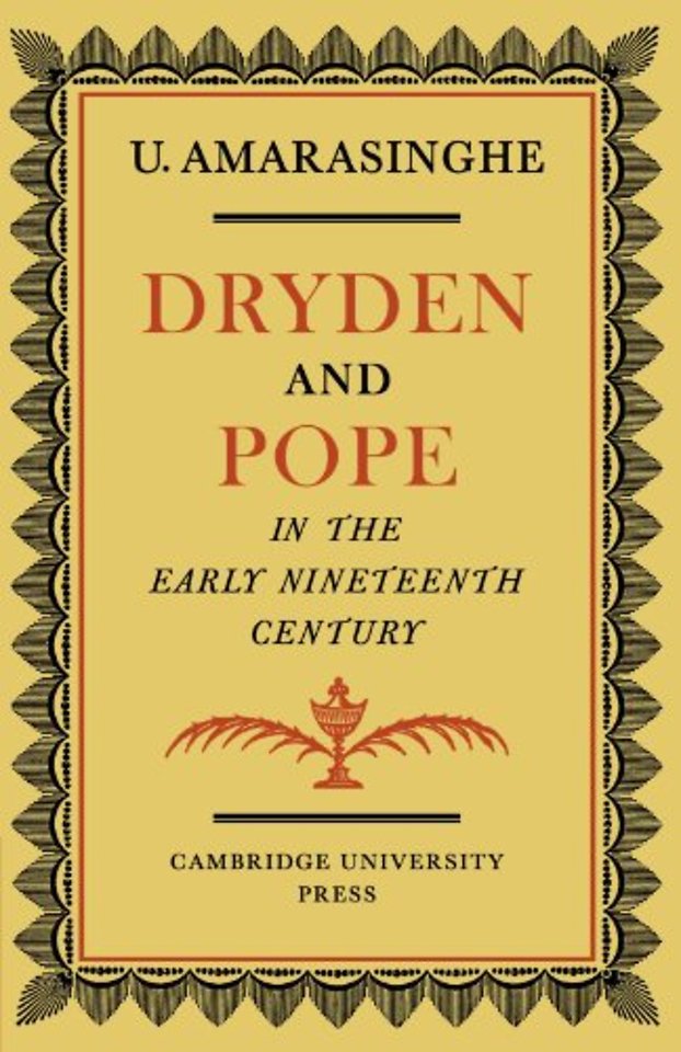 Dryden and Pope in the Early Nineteenth-Century