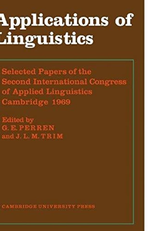 Applications of Linguistics