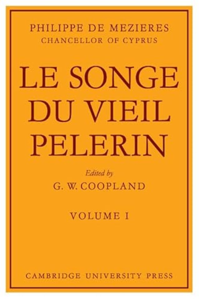 Le Songe Du Vieil Pelerin 2 Volume Set