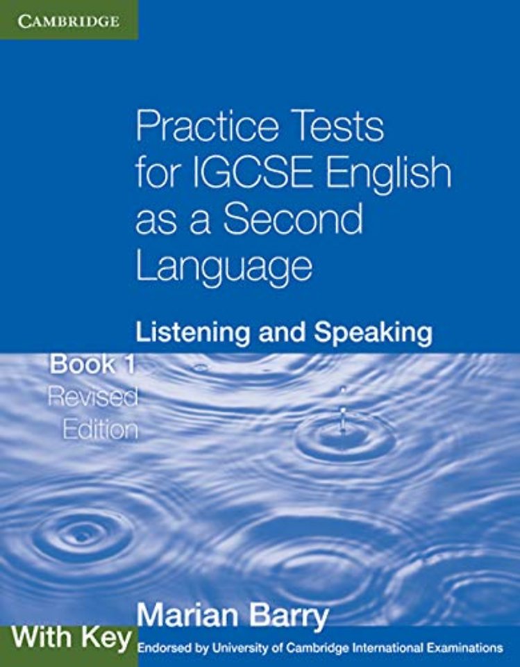 Practice Tests for IGCSE English as a Second Language: Listening and Speaking Book 1 with Key