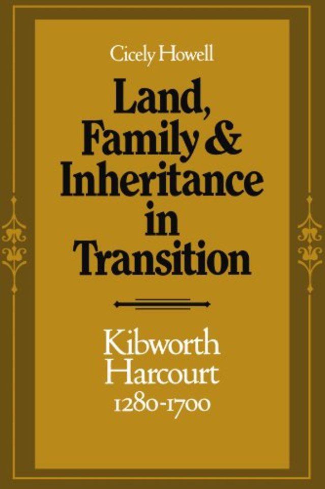 Land, Family and Inheritance in Transition