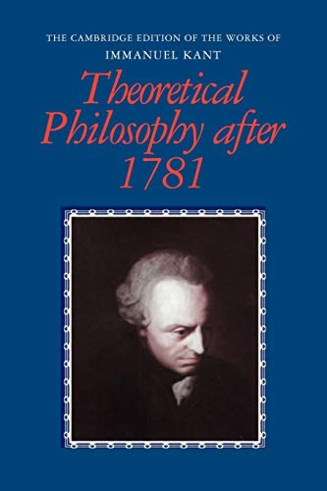 Theoretical Philosophy after 1781