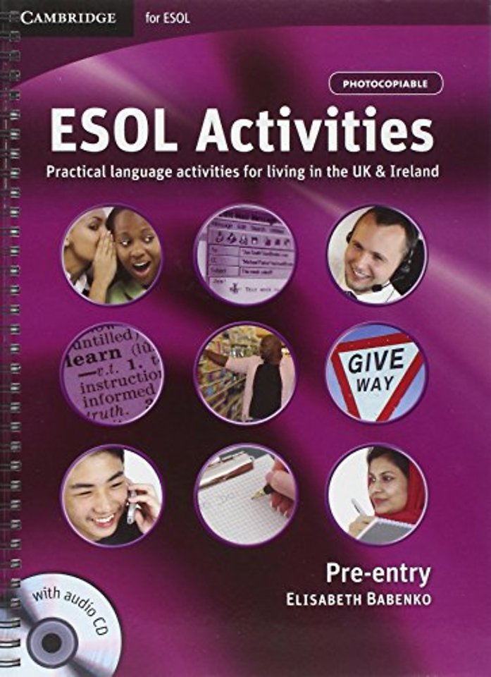 ESOL Activities Pre-entry with Audio CD