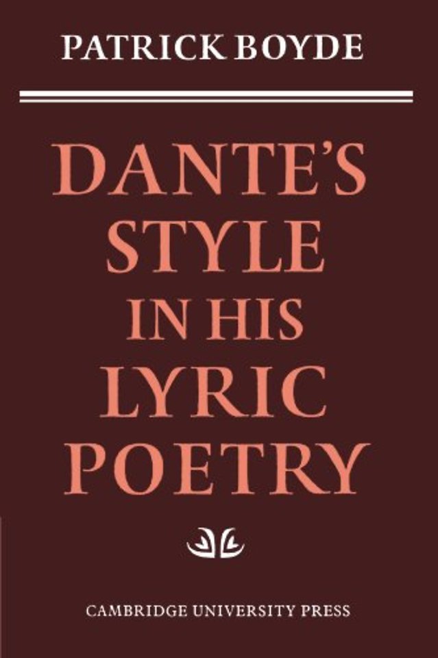 Dante's Style in his Lyric Poetry