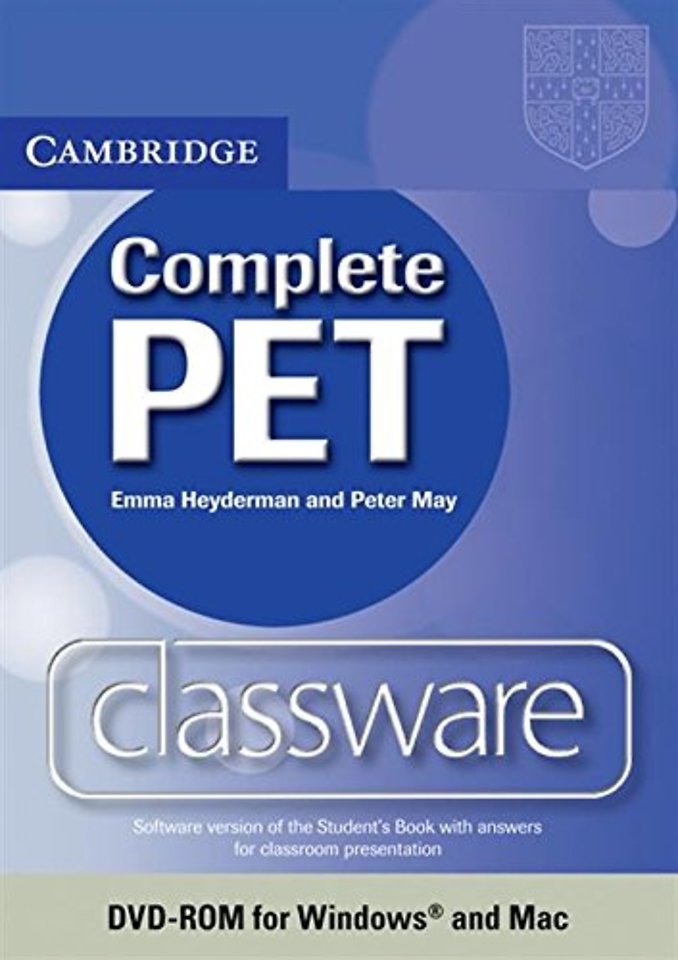Complete PET Classware DVD-ROM