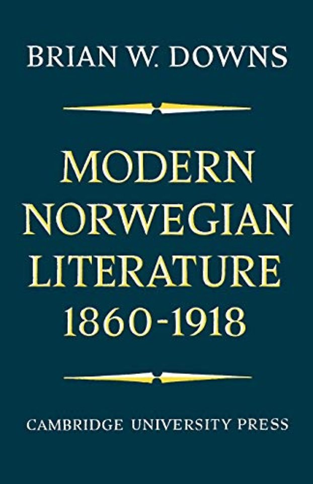 Modern Norwegian Literature 1860–1918