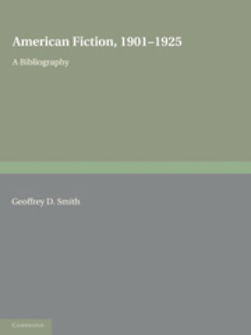American Fiction, 1901–1925 2 Part Paperback Set