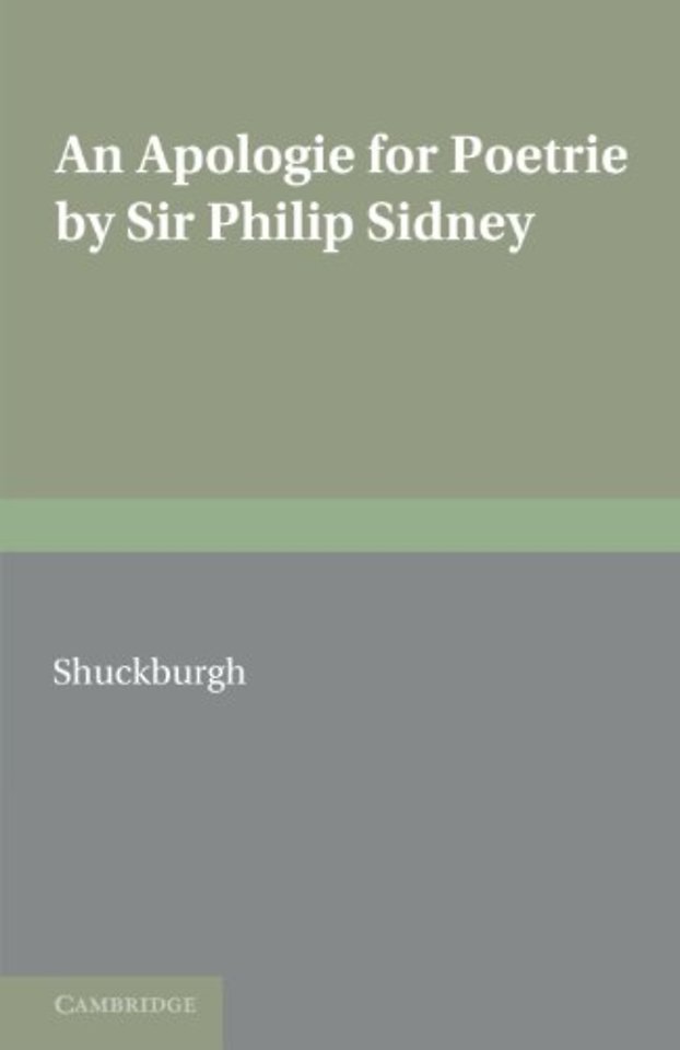 An Apologie for Poetrie by Sir Philip Sidney