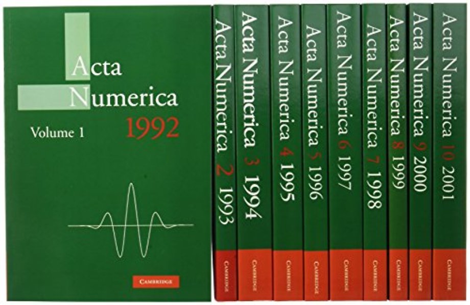 Acta Numerica 10 Volume Paperback Set
