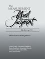 The Measurement of Moral Judgement: Volume 2, Standard Issue Scoring Manual