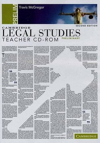 Cambridge Preliminary Legal Studies Second Edition Teacher CD-Rom
