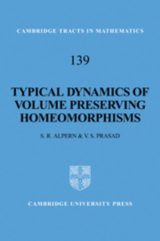 Typical Dynamics of Volume Preserving Homeomorphisms