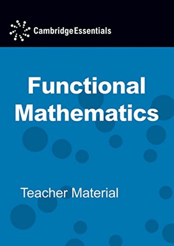 Cambridge Essentials Functional Mathematics GCSE Level 2 Teacher CD-ROM