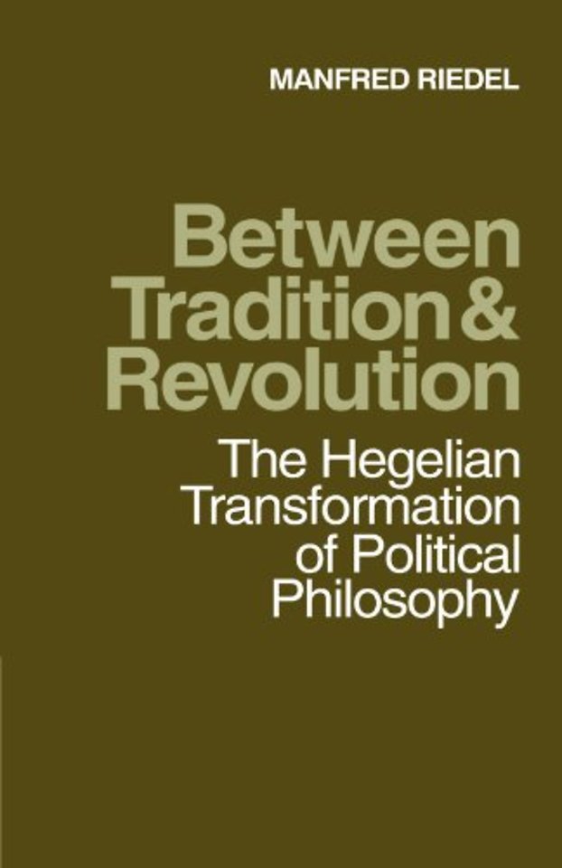 Between Tradition and Revolution