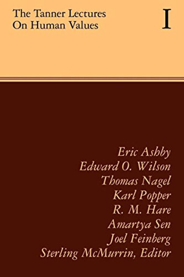 The Tanner Lectures on Human Values