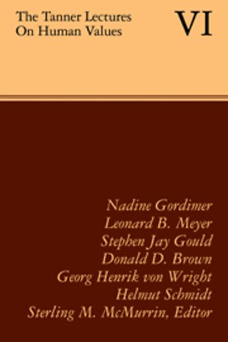The Tanner Lectures on Human Values