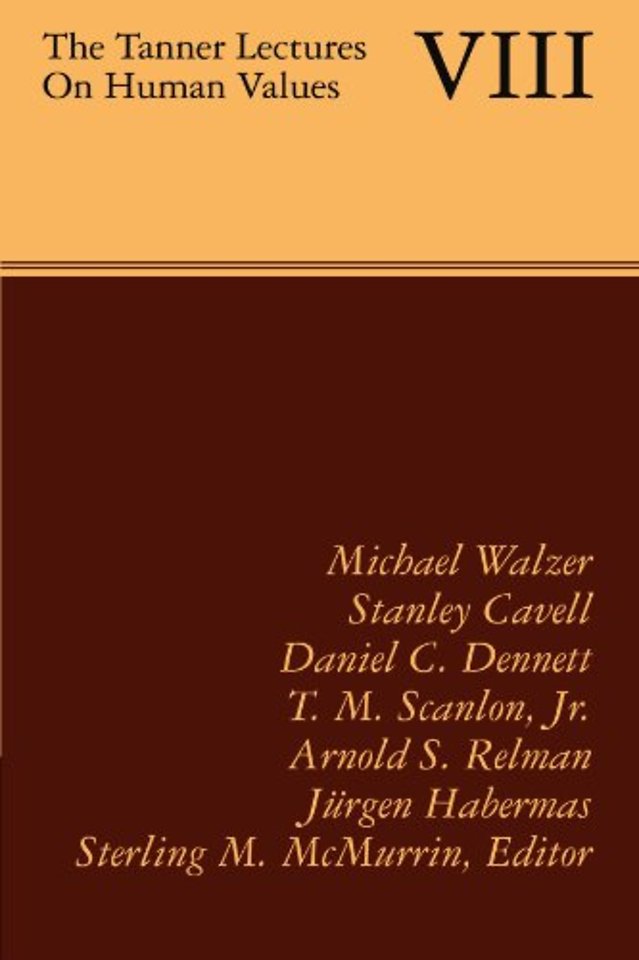The Tanner Lectures on Human Values