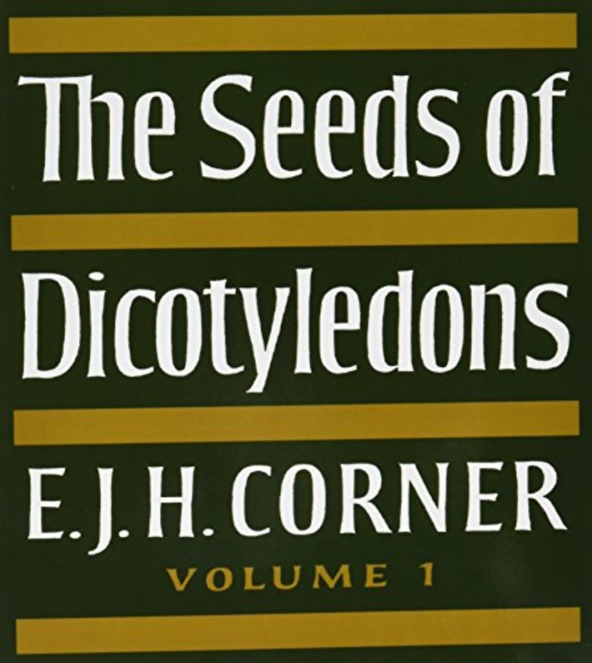 The Seeds of Dicotyledons 2 Volume Paperback Set