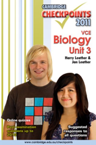 Cambridge Checkpoints VCE Biology Unit 3 2011