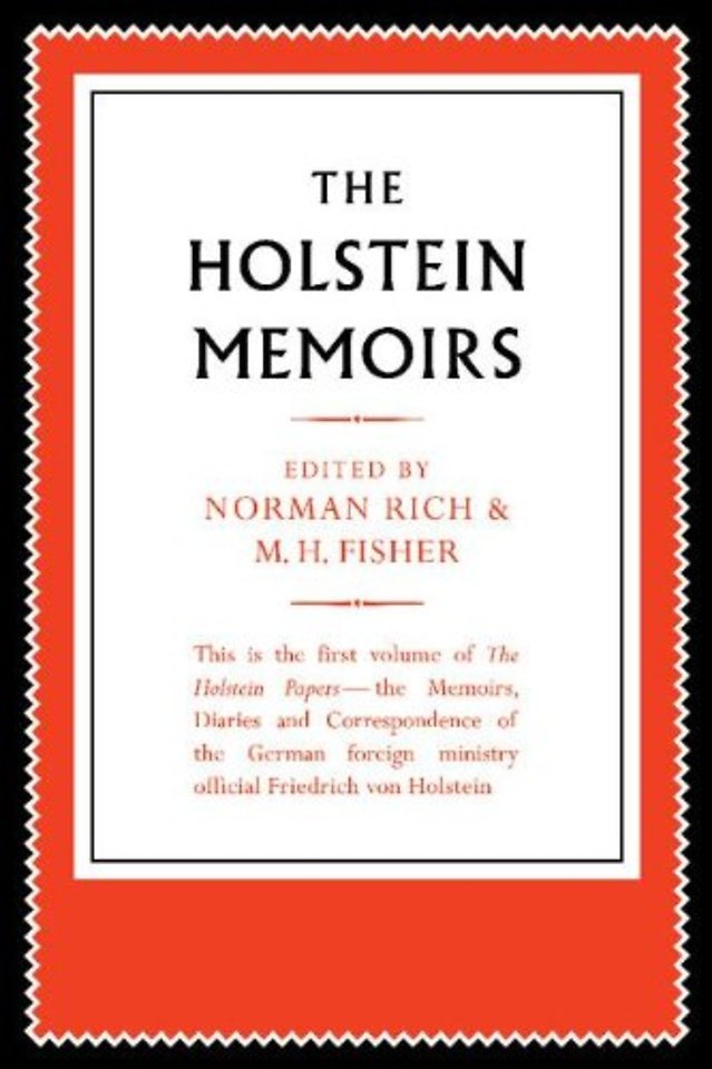 The Holstein Papers 4 Volume Paperback Set