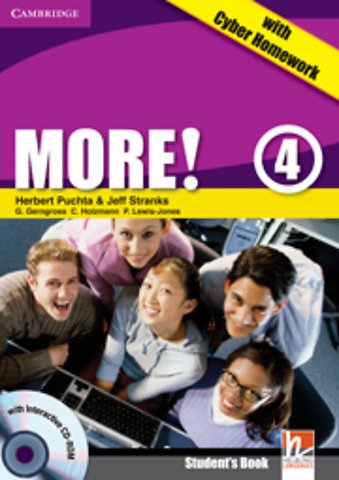 More! Level 4 Turkish Edition Student's Book with CD-ROM with Cyber Homework, Workbook with Audio CD and Extra Practice Book Pack