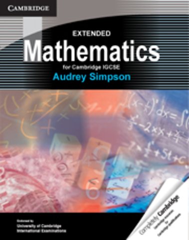 Extended Mathematics for Cambridge IGCSE