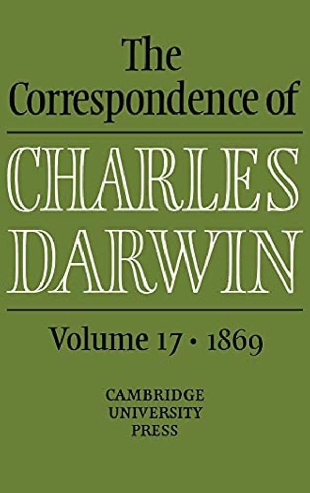 The Correspondence of Charles Darwin: Volume 17, 1869