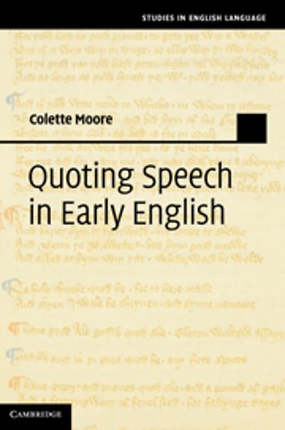 Quoting Speech in Early English