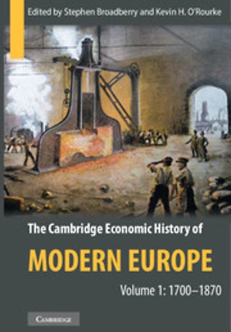 The Cambridge Economic History of Modern Europe 2 Volume Hardback Set