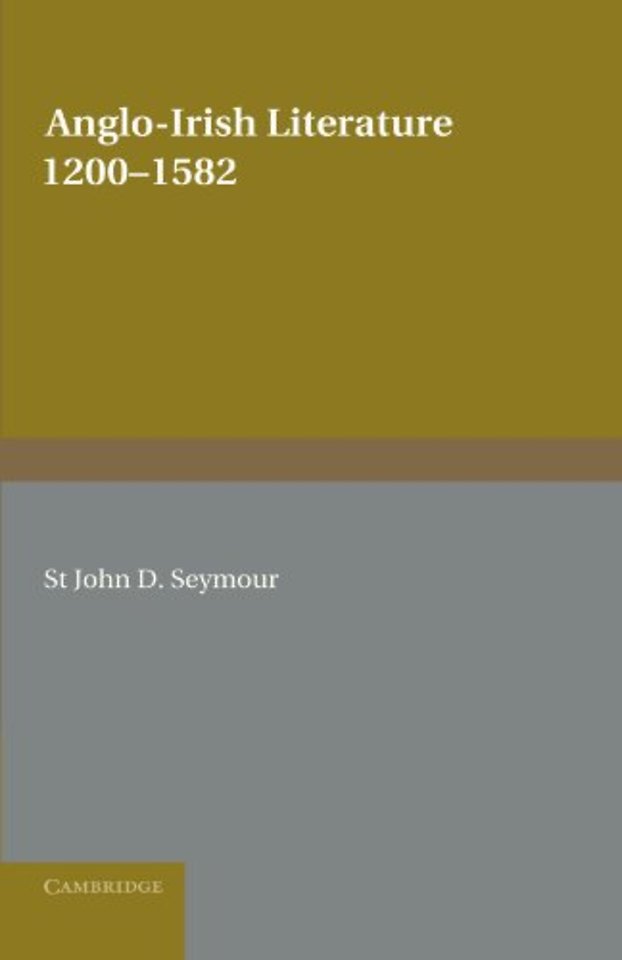 Anglo-Irish Literature