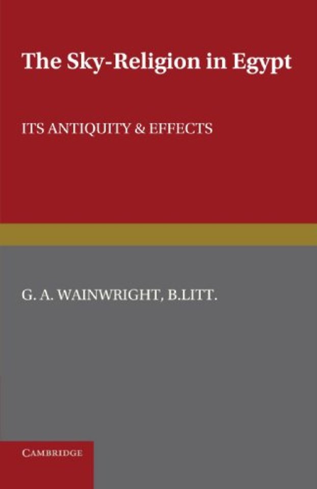 The Sky-Religion in Egypt