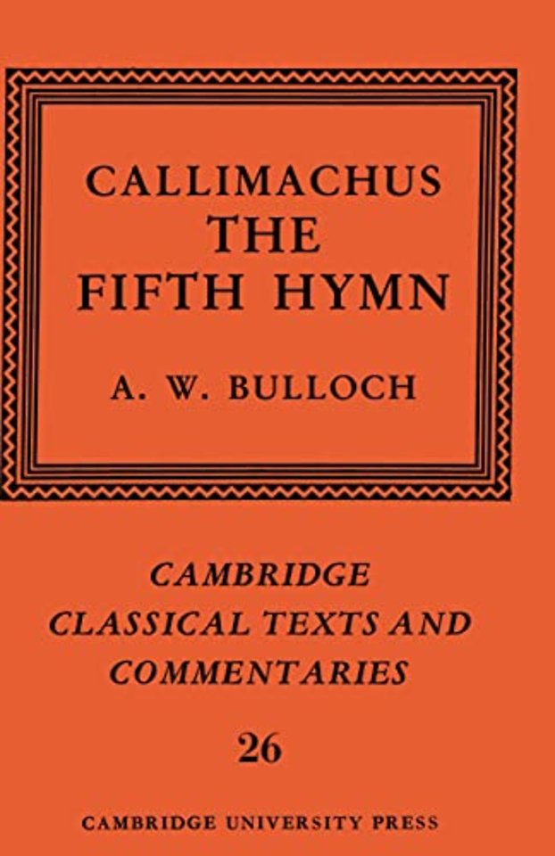 Callimachus: The Fifth Hymn