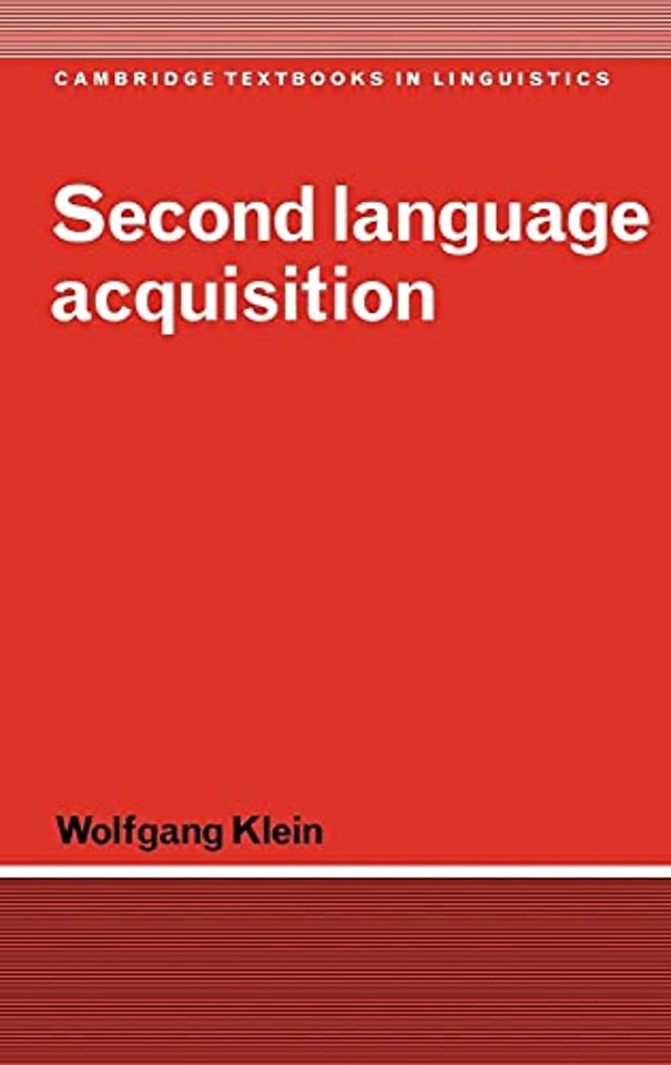 Second Language Acquisition