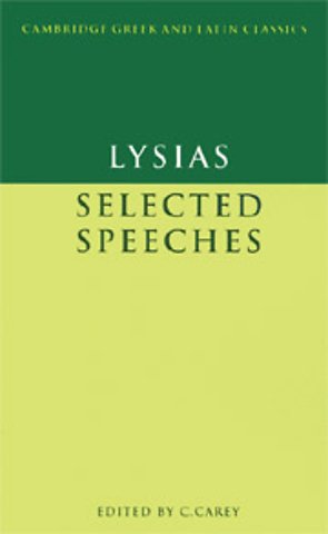 Lysias: Selected Speeches