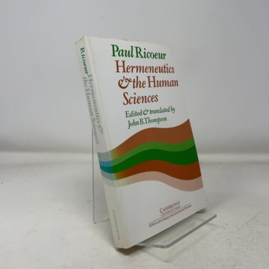 Hermeneutics and the Human Sciences