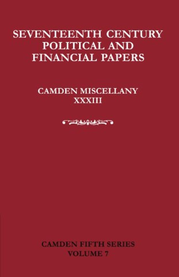 Seventeenth-Century Parliamentary and Financial Papers