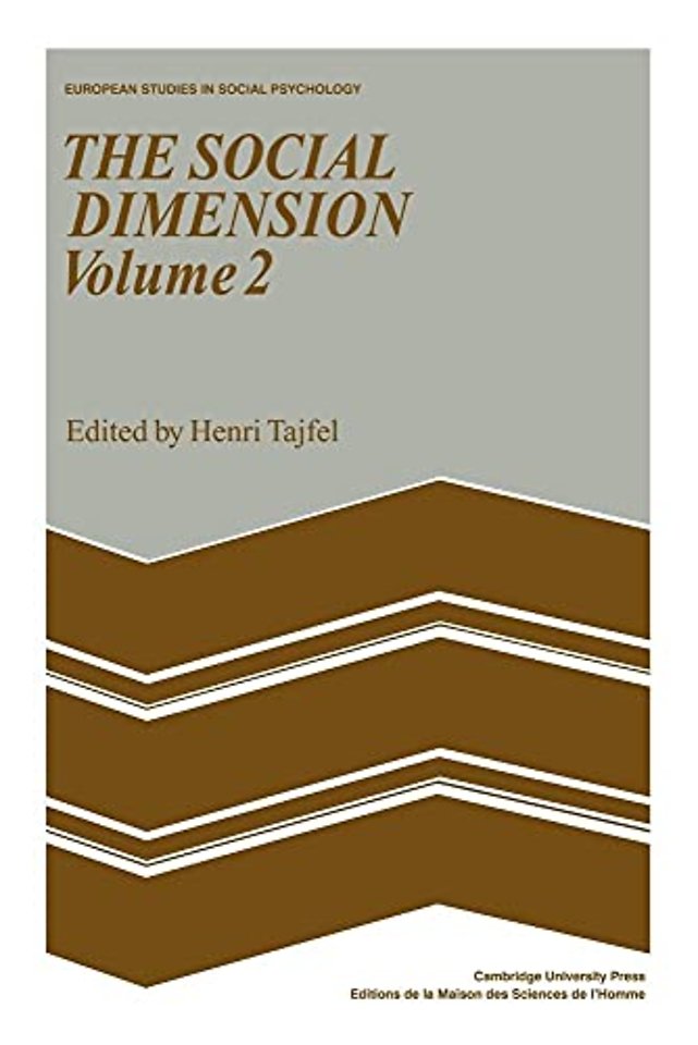 The Social Dimension: Volume 2